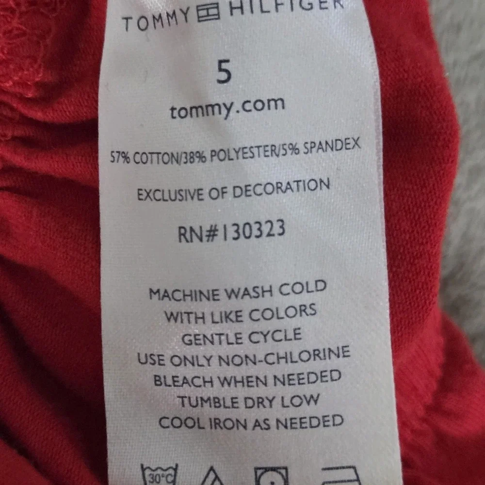 Tommy Hilfiger Girls Size 5 Paquita Shorts Small Logo